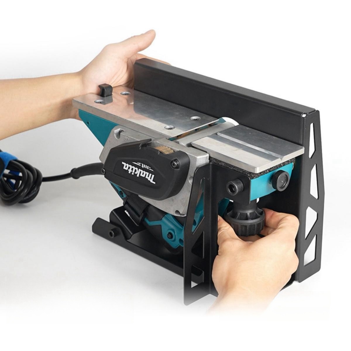 Woodworking Plan Pdf - Flip Planer Stand- Electric Planer Inverted