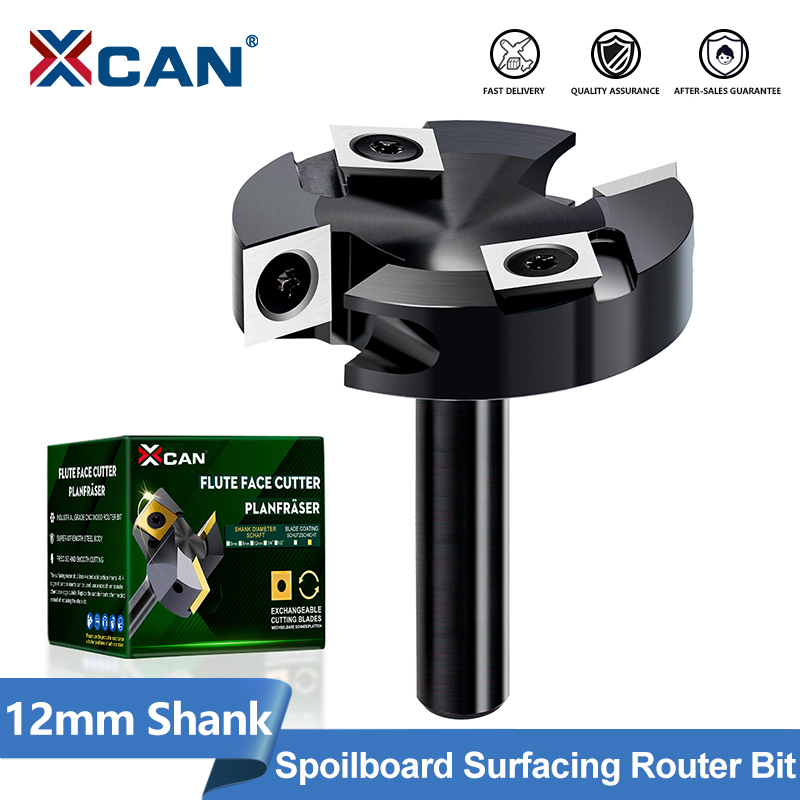 Woodworking Plan Pdf - XCAN 1pc 12mm Shank Spoilboard Surfacing
