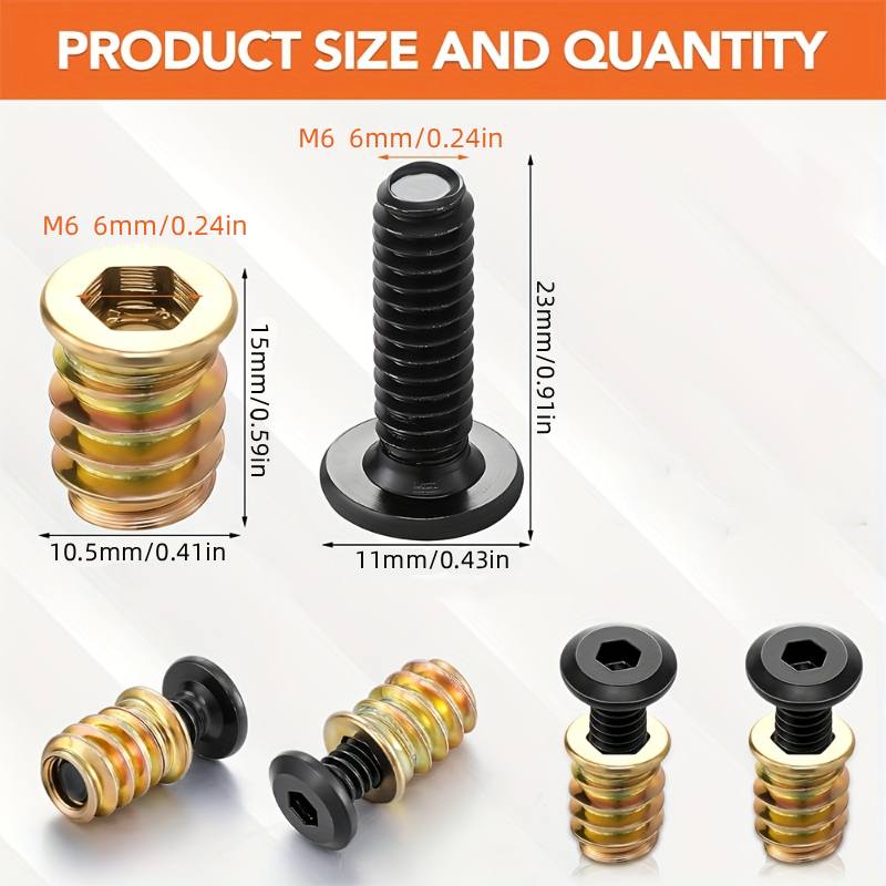 Woodworking Tool Stores - 10PCS Nut Threaded Inserts Combination Tool