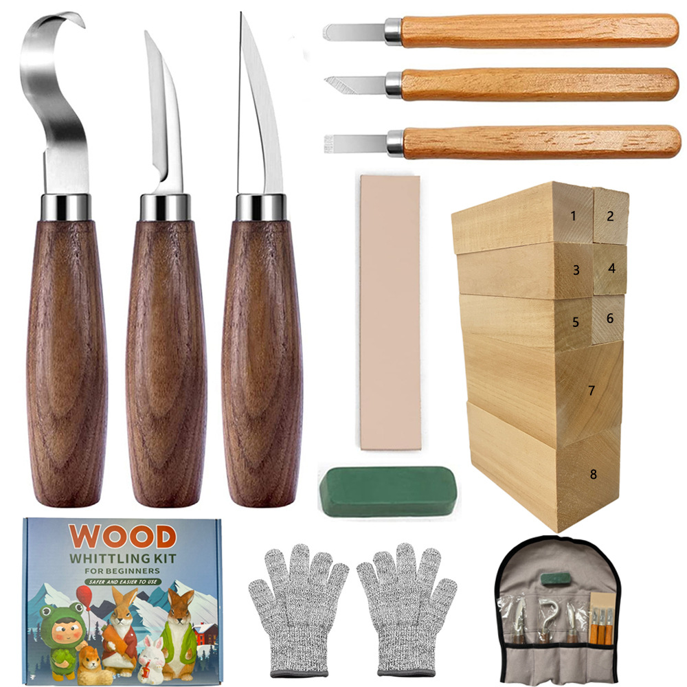 Carving Knife Gift Box Set 21- - đánh giá và giá Woodworking Gifts