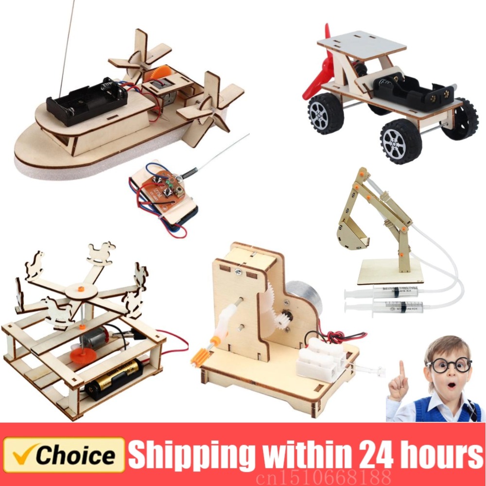 DIY Boat Model Science Toys Ki - đánh giá và giá Woodworking Kids Toys