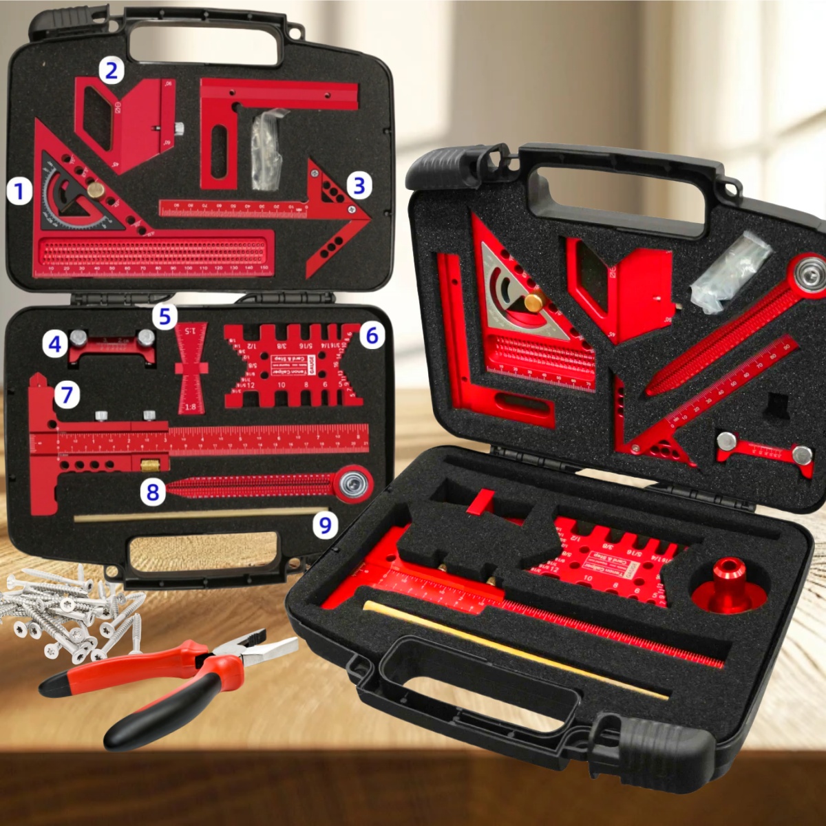 9pcs/10pcs Woodworking Measuri - đánh giá và giá Woodworking Plans Free