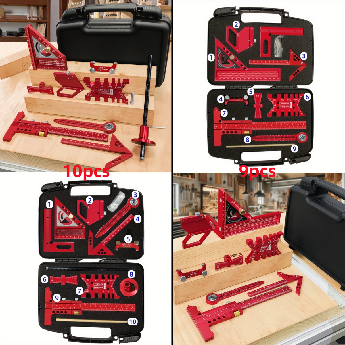 9pcs/10pcs Woodworking Measuri - đánh giá và giá Woodworking Plans Free