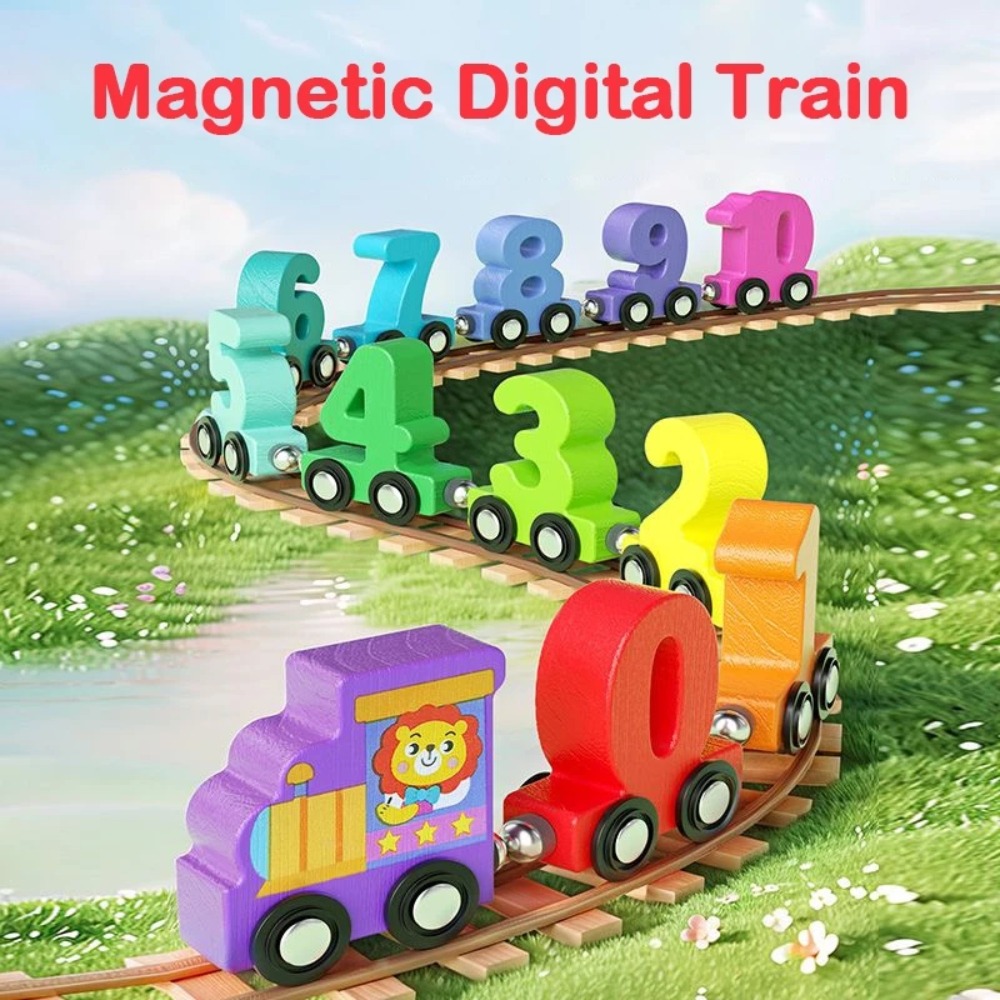 1set 0-10 Number Digital Train - đánh giá và giá Woodworking Kids Toys